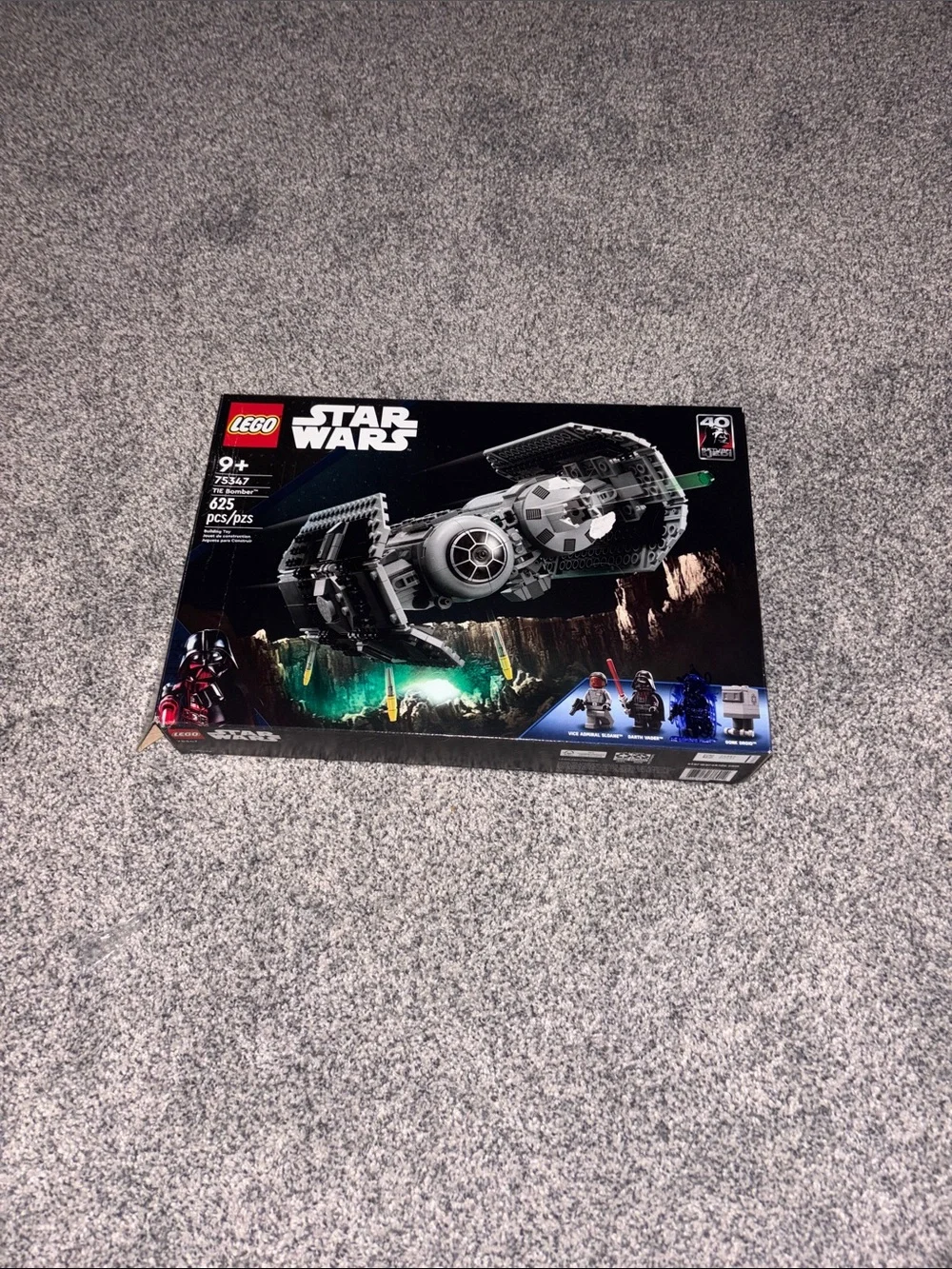 Lego Star Wars TIE Fighter Box - Black, Gray
